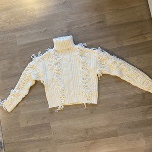 F21 Cream Sweater
